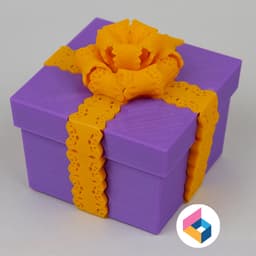 Key_Lock_Ribbon_Gift_Box 3d model