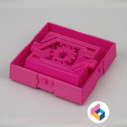 Key_Lock_Ribbon_Gift_Box 3d model