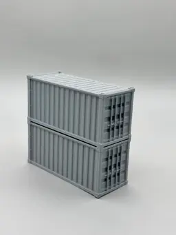 Stackable Display Shipping Containers Hot Wheels / Matchbox 3d model