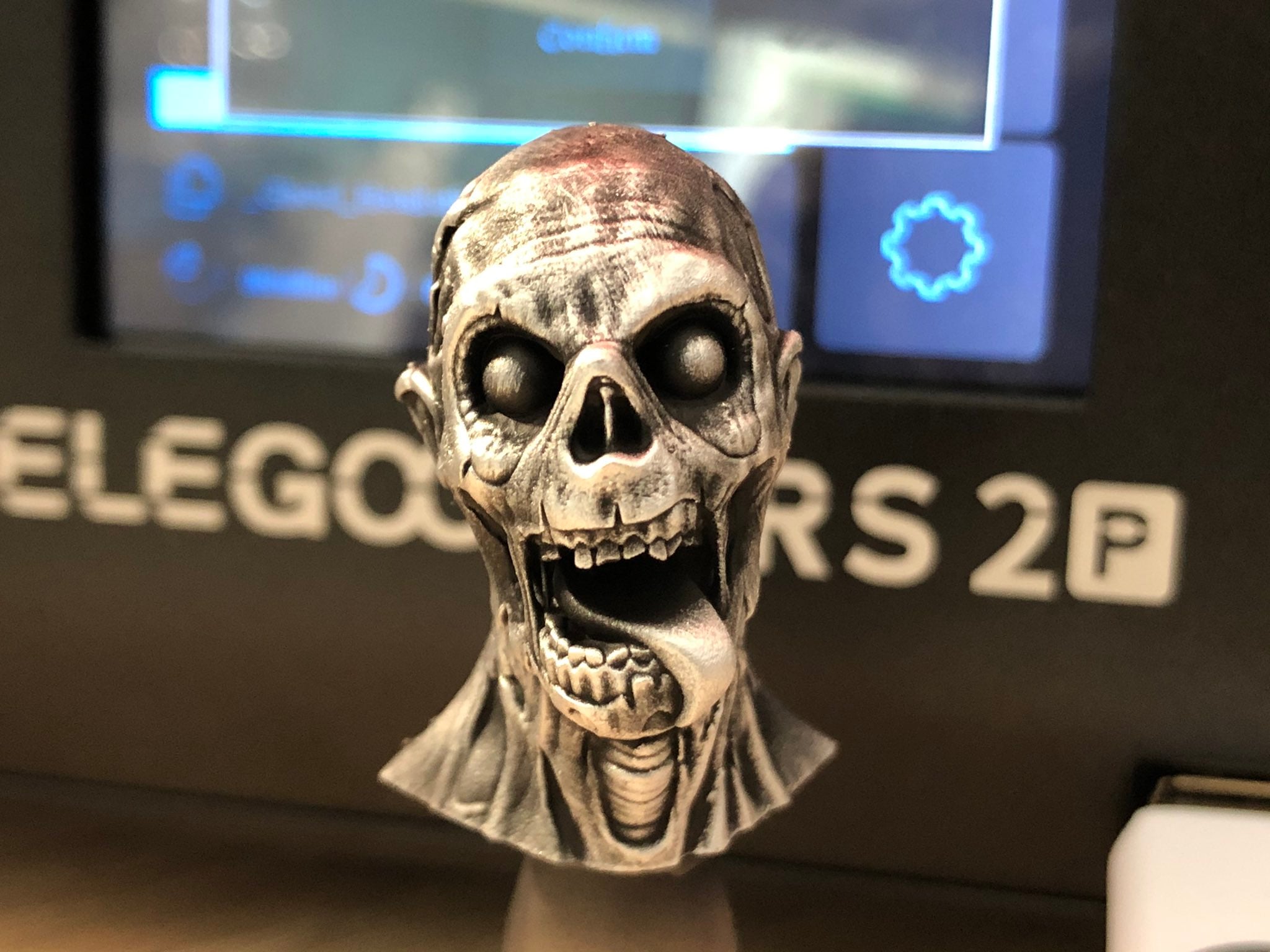 Ghoul Head (Pre-Supported) 3d model
