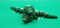 Articulated Alligator - Fred 3d model