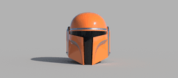 The Specialist: Custom made Mandalorian Helmet STL File (3D Print File) 3d model