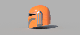 The Specialist: Custom made Mandalorian Helmet STL File (3D Print File) 3d model