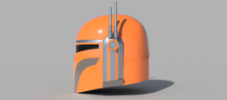 The Specialist: Custom made Mandalorian Helmet STL File (3D Print File) 3d model