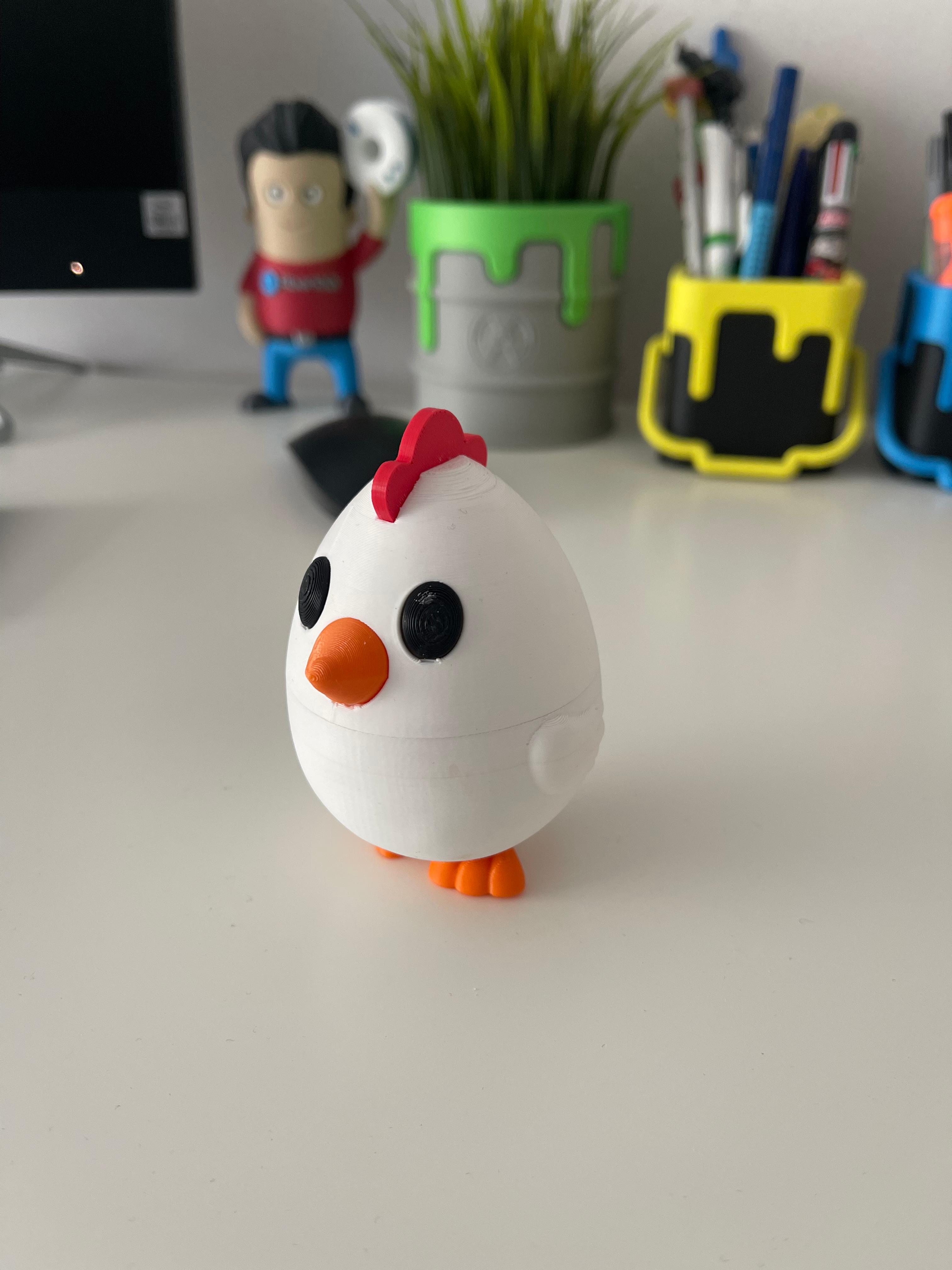 Chicken easter egg #SpringThangs - Cool Project. Thanks - 3d model