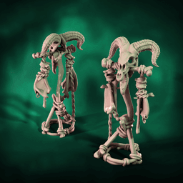 Bone Totems | Horror Scatter Markers 3d model