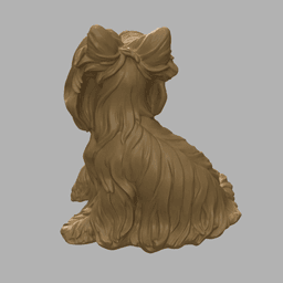 Yorkshire give paw 3d model