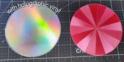 Sun Catcher Disc & Vinyl Insert SVG 3d model