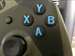 Replacement Xbox Buttons for Xbox Controller 3d model