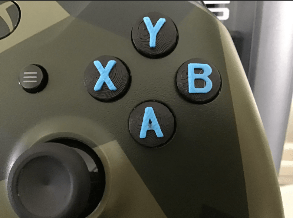 Replacement Xbox Buttons for Xbox Controller 3d model