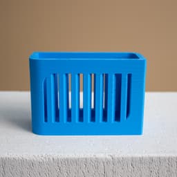 Assymetric Pencil Organizer, Modern Desk Decor 3d model