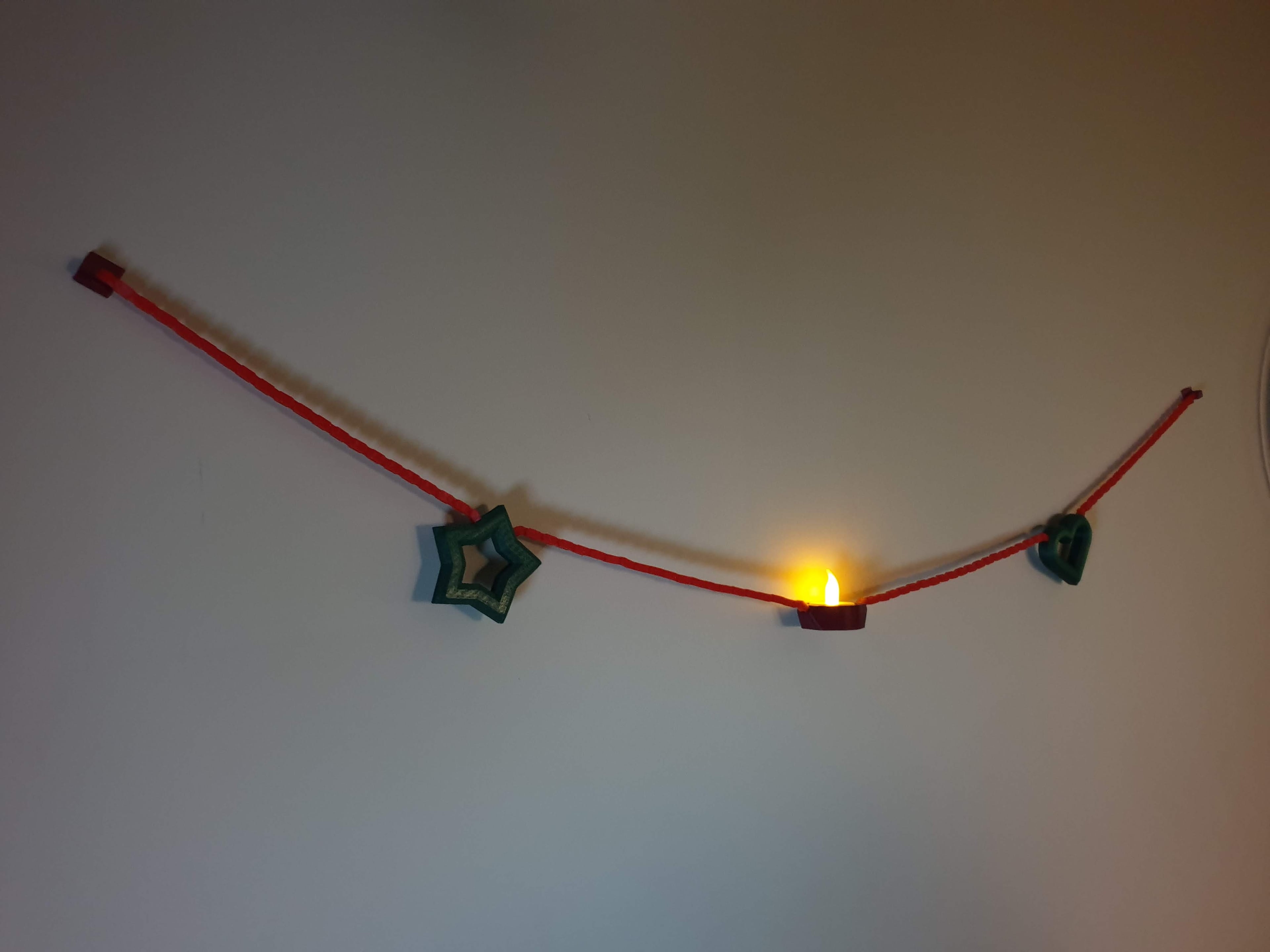 Tealight Holder || Christmas Chain 3d model