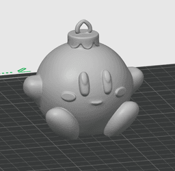 Kirby Ornament - Cute Christmas Tree Decor - No Supports 3D Print STL/3MF 3d model