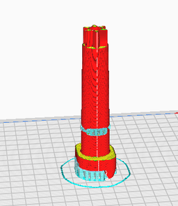 Thermomix Cutter Drive Shaft 3d model