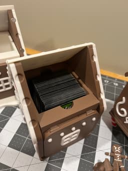 Mimic Gingerbread House Deck Box 3d model