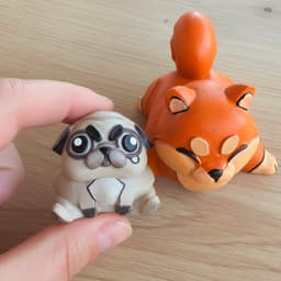 Cute Pug 3d model