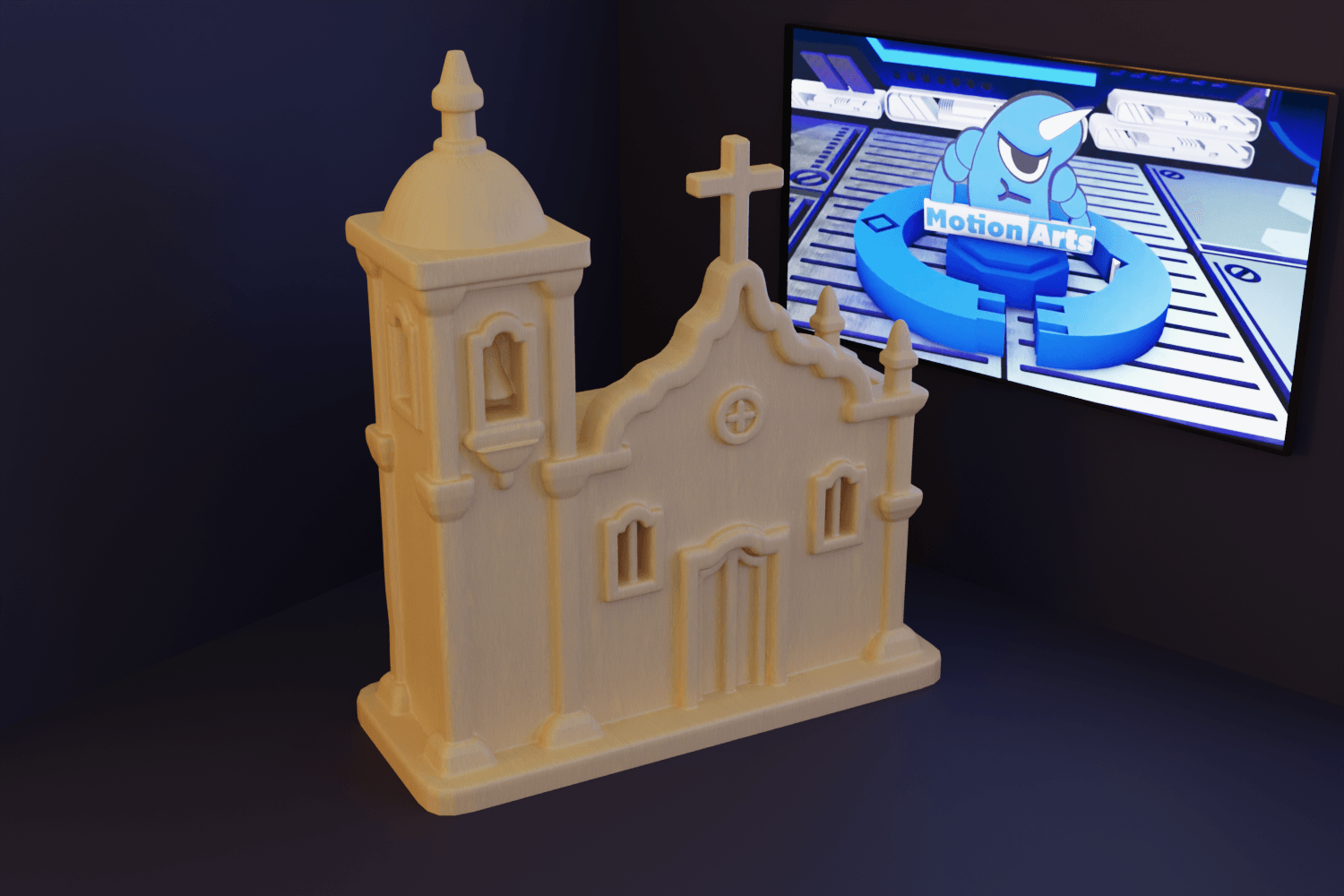 Igreja estilo Barroco.stl 3d model
