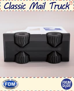 Fixum Dude Motors PIP Classic Mail Truck 3d model