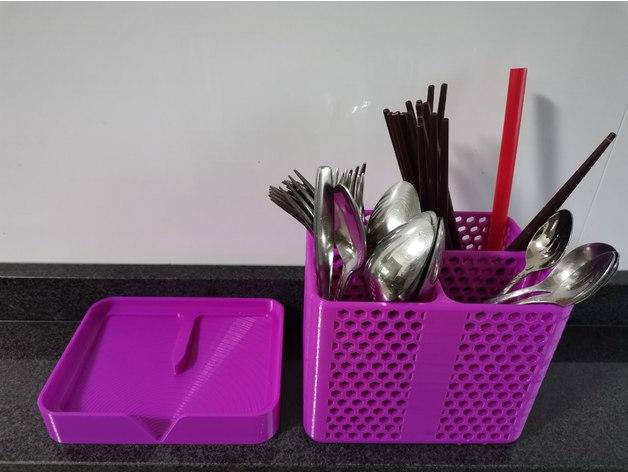 cutlery basket drainer 3d model