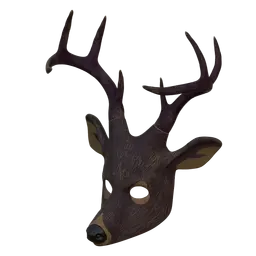CULT OF THE TREE DEER MASK ALAN WAKE 2 3d model