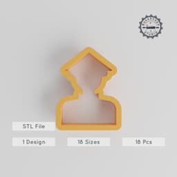 Chinese Character Shape Cutter Set, 18 Sizes, Perfect for Cookies, Fondant & Clay PRODUCT_4514 3d model