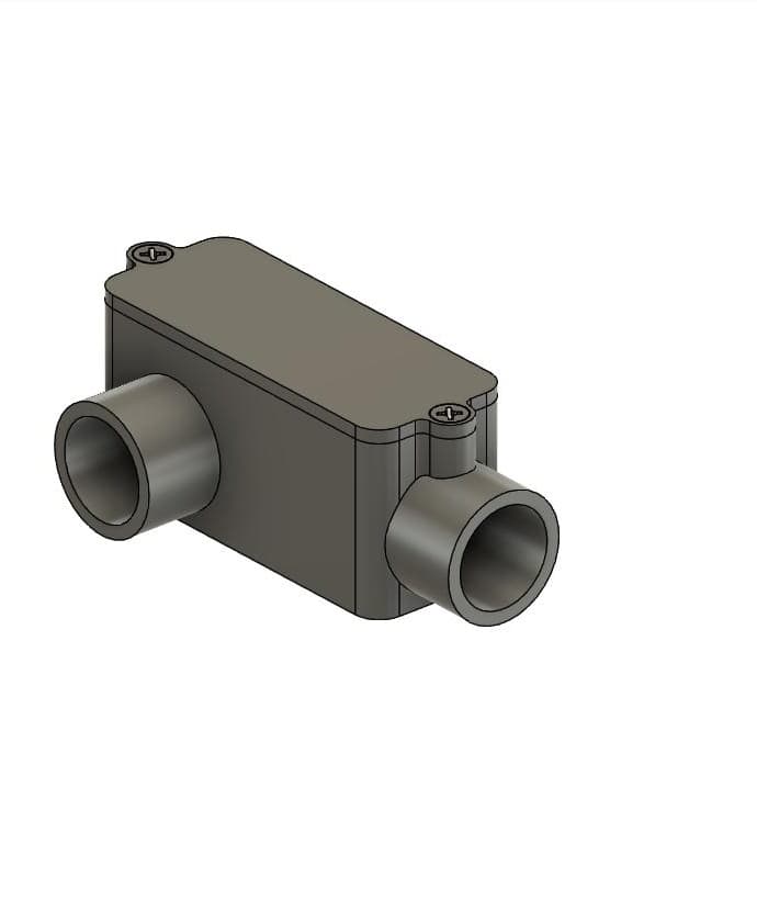 1/2" Type-LL Conduit Body 3d model