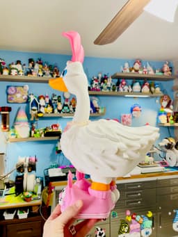 Bunny Slippers & Ears Goose Gear for Porch Goose 3d model
