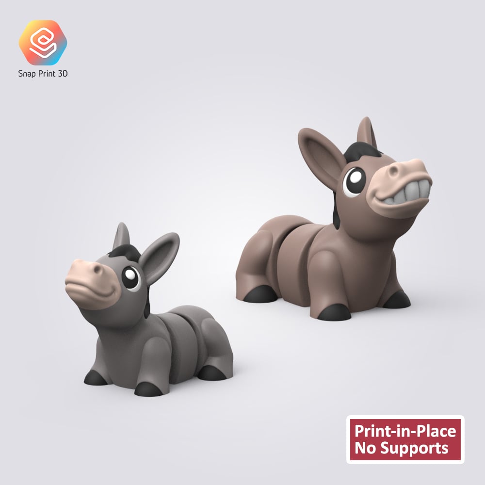 Flexi Donkey 3d model
