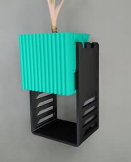 Wall Mounted Planter With Hidden Space Behind 3d model