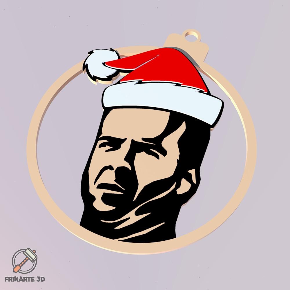 John McClane Christmas Tree Decoration 3d model