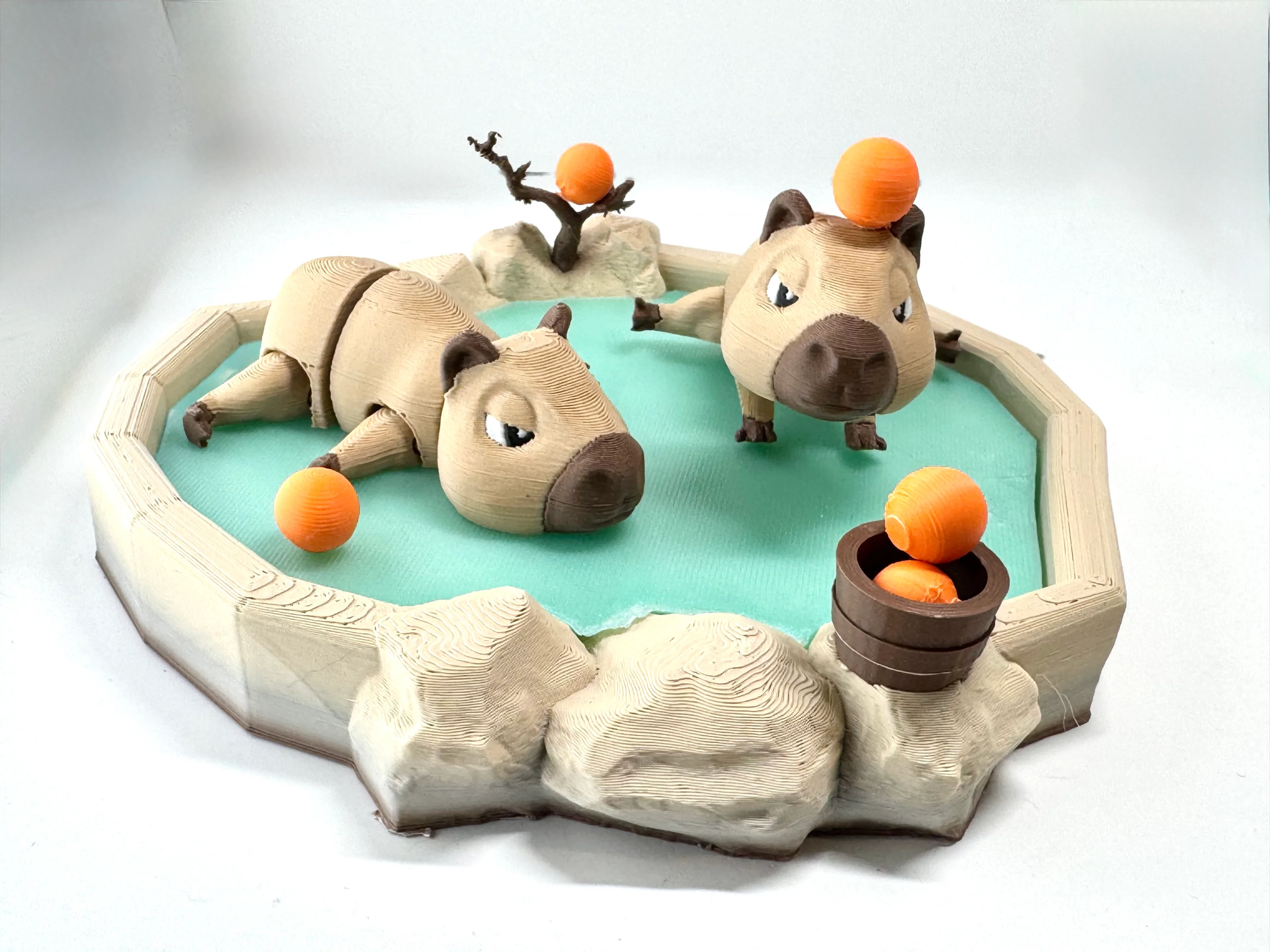 Capybara Flexi and Spa 3d model