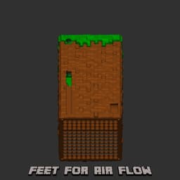 Minecraft Grass Block Xbox Series X Cover 3d model