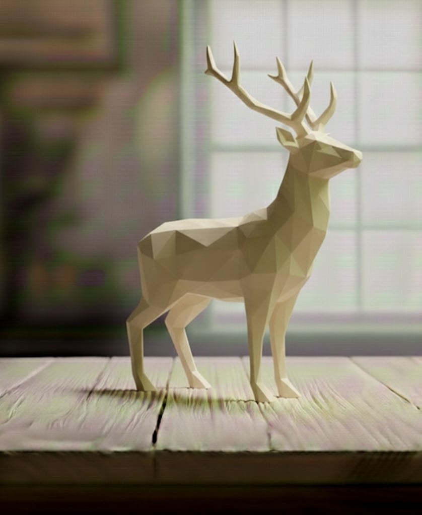 DEER LOWPOLY 3d model