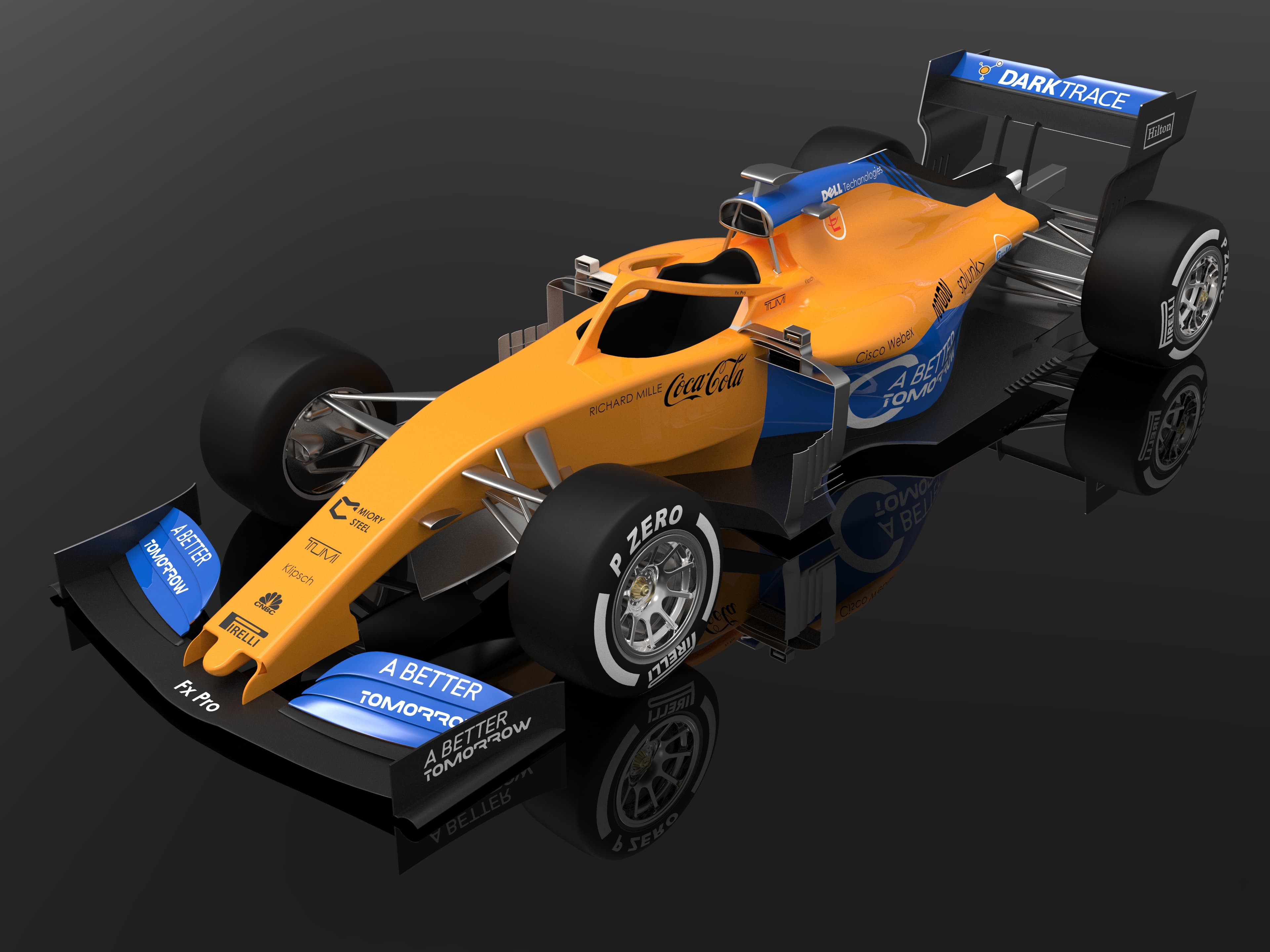 McLaren MCL35 3d model