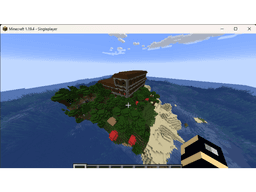 Minecraft Mansion Island V 3d model