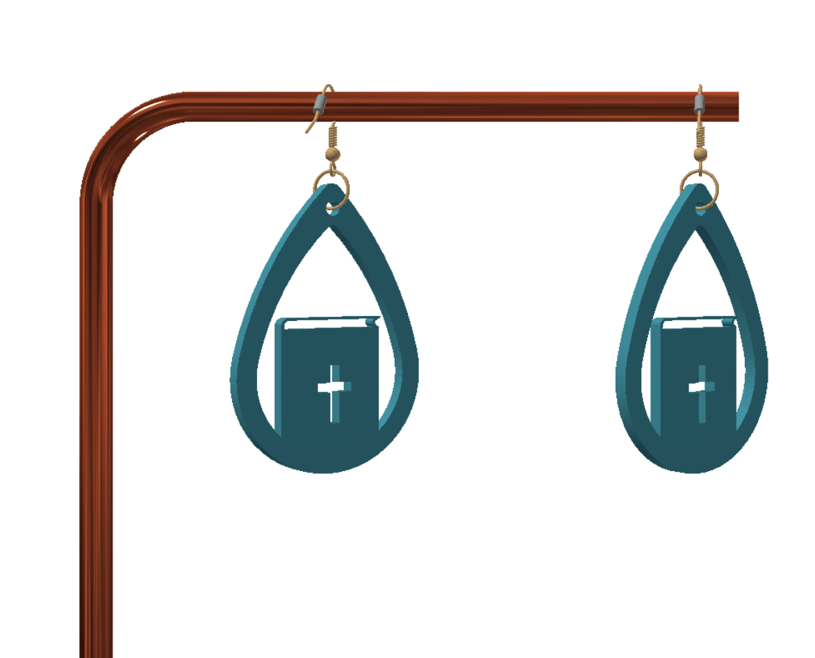 Cute keychain / earrings 3d model