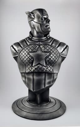 Captain America bust (fan art) 3d model