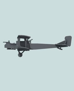 1:144 Gotha G.III 3d model