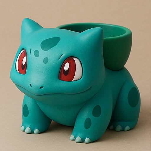 Bulbasaur Pot.stl 3d model