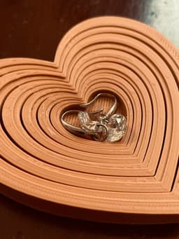 Remix of Heart Box - Cascading Heart Tray 3d model