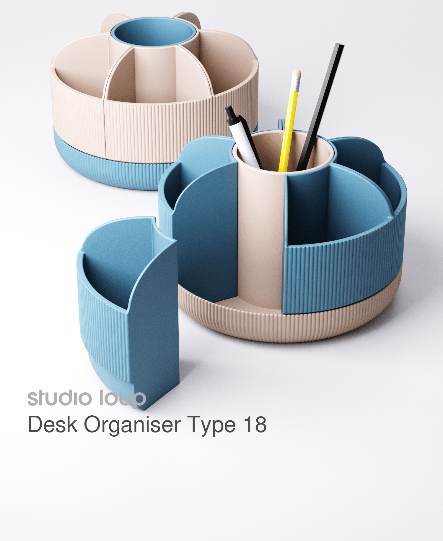 Desk Organiser Type 18 3d model