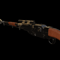 Mandalorian Anban sniper rifle 3d model