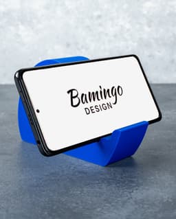Wave Phone Stand 3d model
