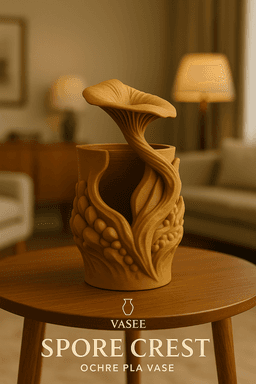 Vase Art β mushroom organizer pot with forest charm 3d model
