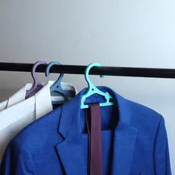 Print-in-place Clothes Hanger, foldable 3d model