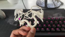 mega rayquaza bust statue 3d model