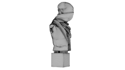 Cracked Marble Bust 3d model