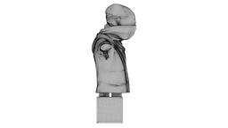 Cracked Marble Bust 3d model