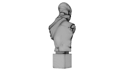 Cracked Marble Bust 3d model