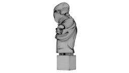 Cracked Marble Bust 3d model